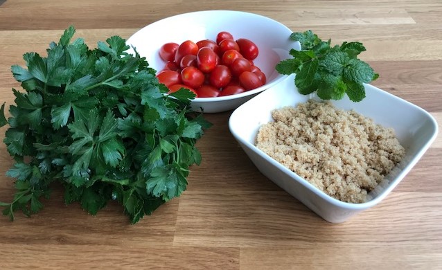 Zutaten Amaranth-Peter­silien-Salat | Ess-Concept